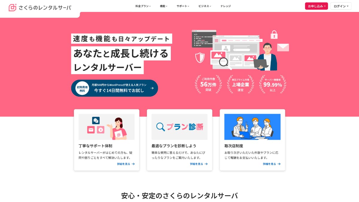 さくらのレンタルサーバ